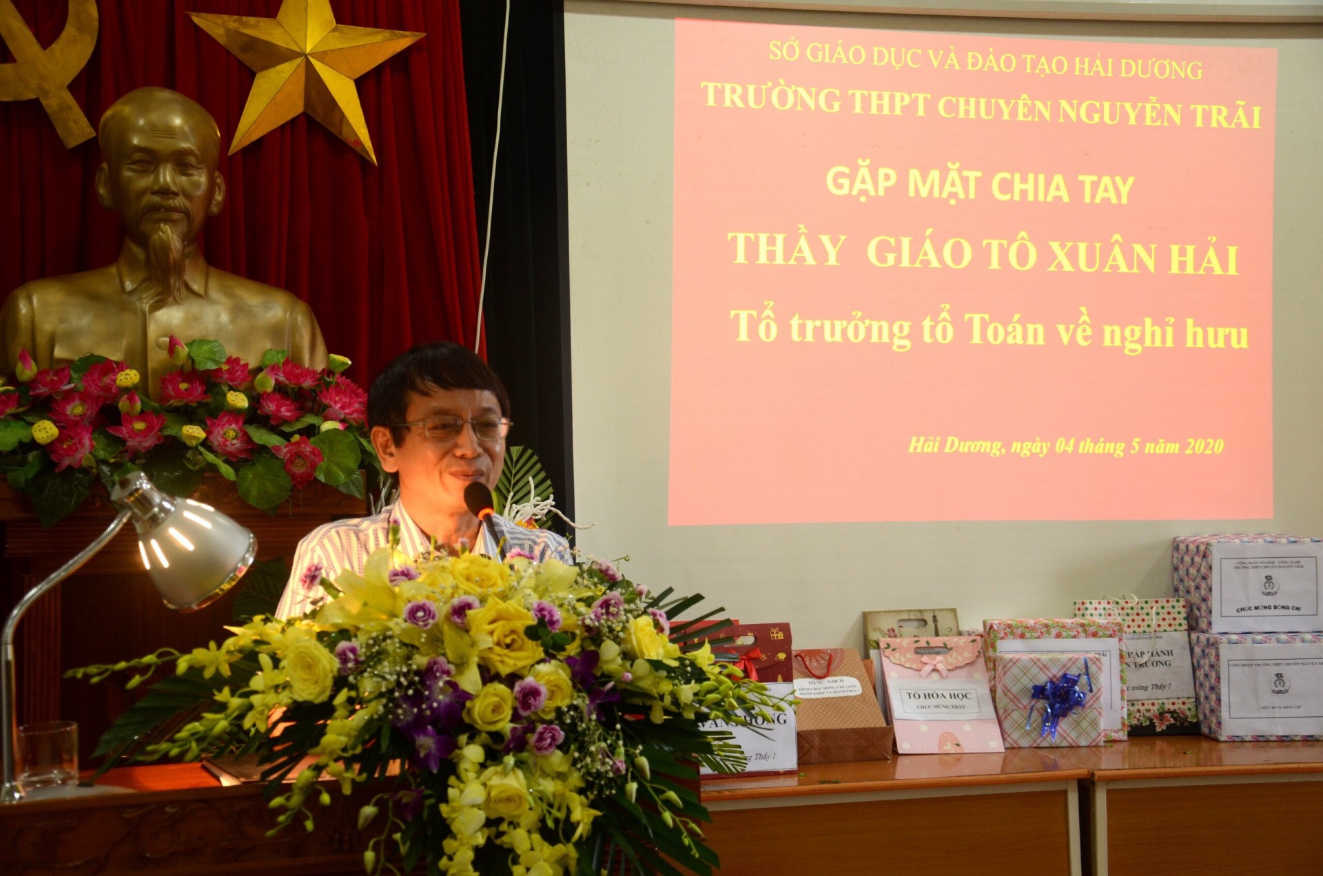 Thầy Tô Xuân Hải chia sẻ cảm xúc của mình